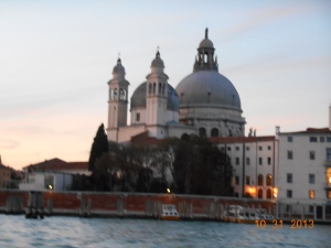 One of the Basilicas in Venice off the Grand Canal
