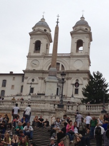 Top of the Spanish Steps