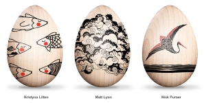 Easter eggs of Japan
